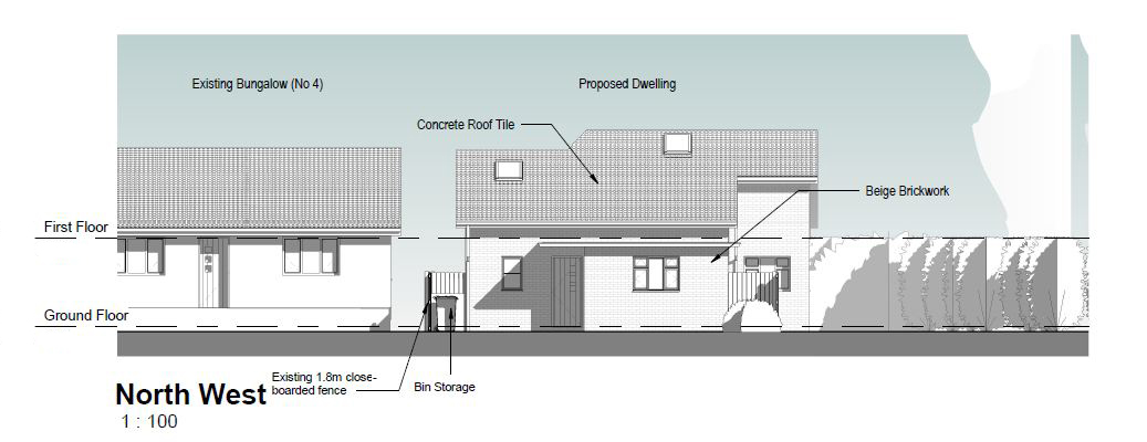 Lot: 62 - SITE WITH PLANNING FOR THREE-BEDROOM DETACHED CHALET BUNGALOW - 